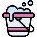 Bucket Wash Cleaning Icon