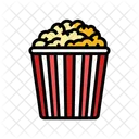 Bucket Popcorn Food Icon