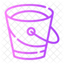 Bucket Water Plastic Icon