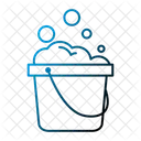 Bucket And Soap  Icon