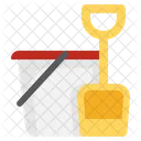 Bucket And Spade  Icon