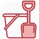 Bucket And Spade  Icon