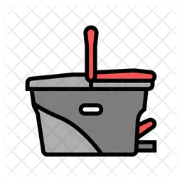 Bucket Cleaning  Icon