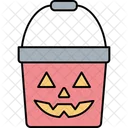Bucket Design Halloween Bucket Horror Bucket Icon