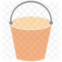 Bucket For Water Storage Cleaning Tool Equipment Icon