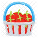 Bucket Fruit Food Icon