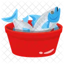 Bucket Seafood Animal Icon