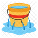 Bucket Spilling Water Icon