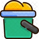 Bucket Sand Shovelt Icon