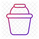 Bucket Foam Cleaning Icon