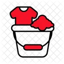 Bucket Clothes Laundry Icon