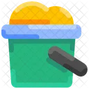 Bucket Sand Shovelt Icon