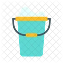 Bucket Foam Bucket Bathroom Icon