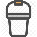 Bucket Container Plastic Icon