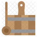 Spa Sauna Bucket Icon