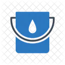 Bucket Water Cleaning Icône