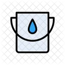 Bucket Water Cleaning Icône
