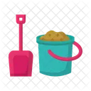 Bucket Summer Beach Icon