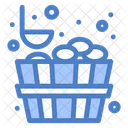 Bucket Sauna Stone Icon