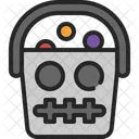 Bucket Trick Or Treat Halloween Icon