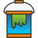 Bucket Color Drawing Icon