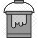 Bucket Color Drawing Icon