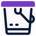 Bucket Housework Equipment Icon