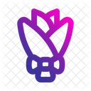 Bucket Flowers Romance Icon