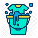 Bucket Foam Clothes Icon