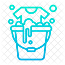 Bucket Foam Clothes Icon