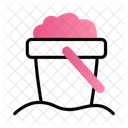 Bucket Sand Sand Summer Icon