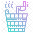 Bucket Sauna Relax Icon