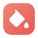 Bucket Square  Icon