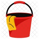 Bucket Cleaning Water Icon