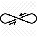 Bucle Infinito Ilimitado Icono