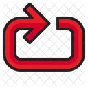 Bucle Puntero Direccion Icono