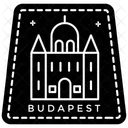 Hungary Capital Budapest Stamp Budapest Logo Icon