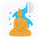 Buddha Statue Water Icon