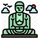 Buddha Great Daibutsu Icon