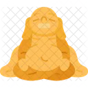 Buddha Laughing Statue Icon