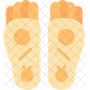 Buddha S Footprint Spiritual Impression Iconic Symbol Icône