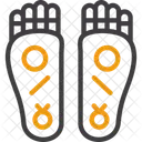 Buddha S Footprint Spiritual Impression Iconic Symbol Icône