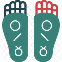 Buddha S Footprint Spiritual Impression Iconic Symbol Icône