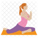 Buddha Style Yoga Icon