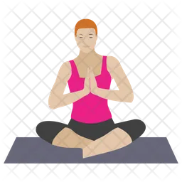 Buddha Style Yoga  Icon