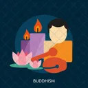 Buddhism Day Celebrations Icon
