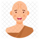 Buddhist Asian Monk Icon