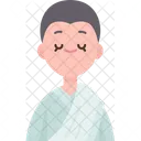 Buddhist Nun Female 아이콘