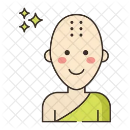 Buddhist Man  Icon