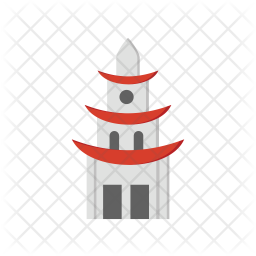 Buddhist temple Icon